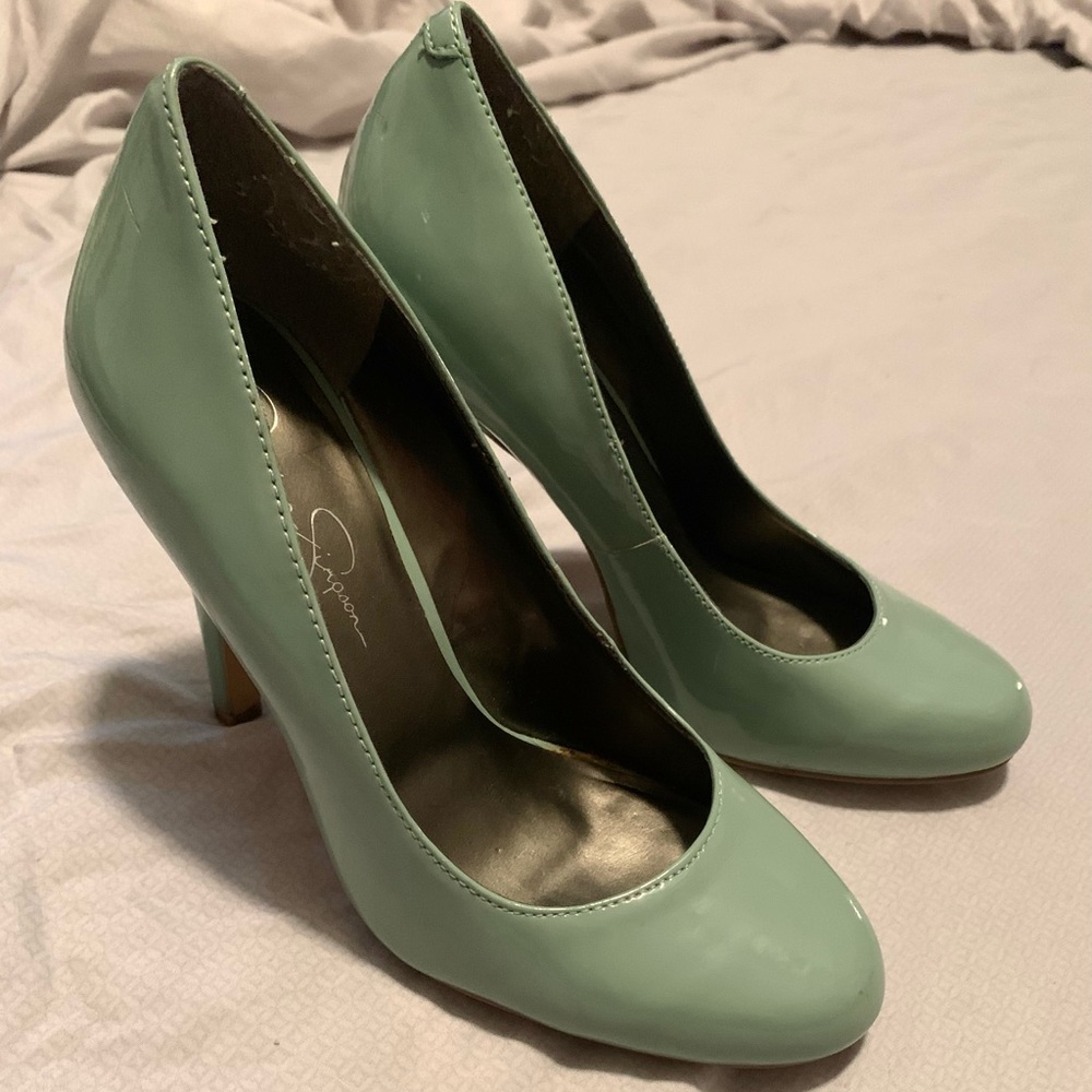 Jessica Simpson Green Heels